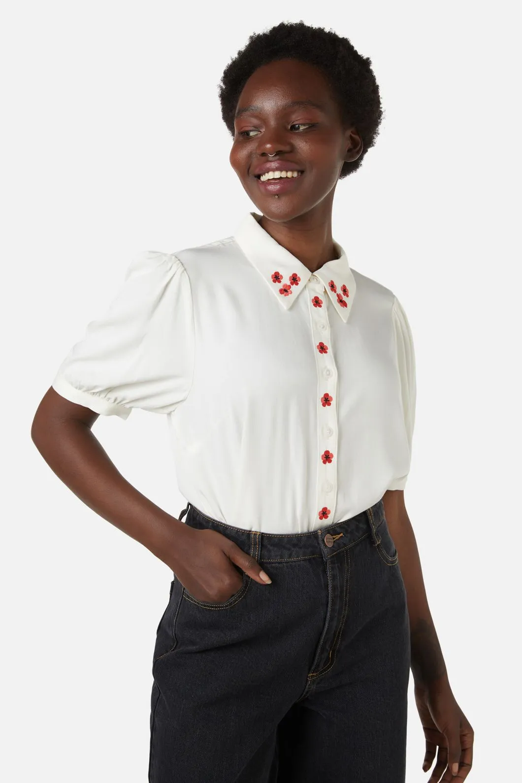 Fleur Embroidered Blouse sold by Modcloth product image thumbnail 2