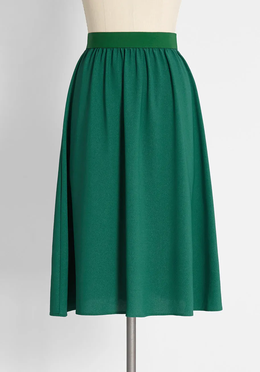 Perfectly Splendid Swing Skirt sold by Modcloth