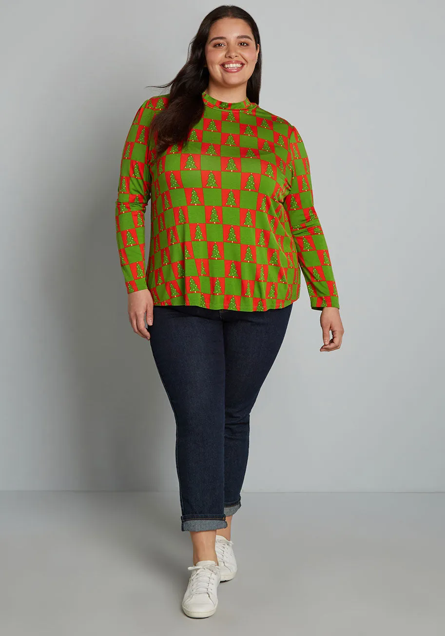 You Got This Mock Neck Top (Final Sale) sold by Modcloth product image thumbnail 3
