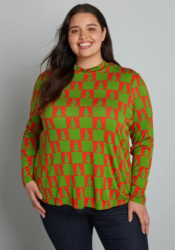 You Got This Mock Neck Top (Final Sale) made by Modcloth