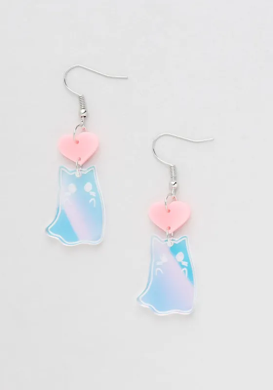 A Meow From Beyond Dangle Earrings sold by Modcloth