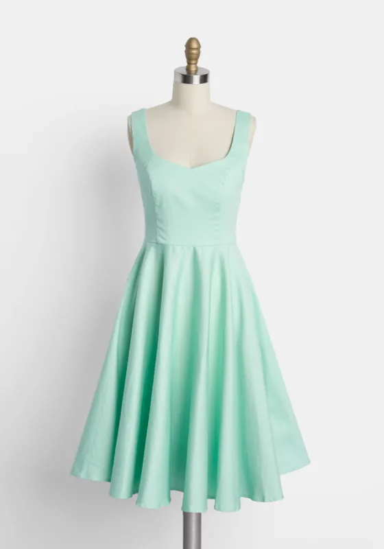 She Bop, Full Stop Swing Dress sold by Modcloth