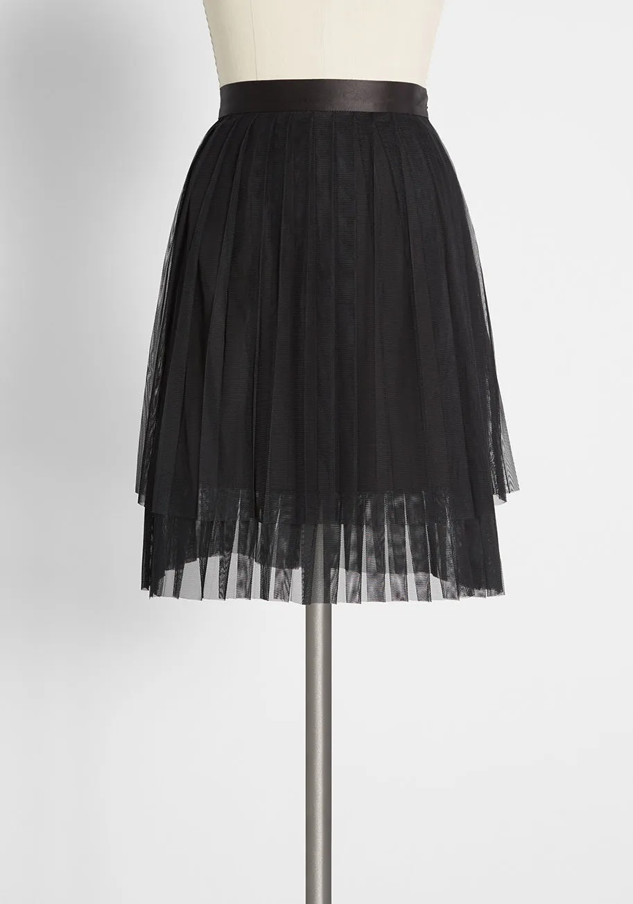 Intuitive Impact Mini Skirt sold by Modcloth