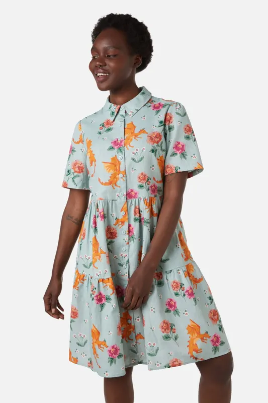 Dragon Shirt Dress sold by Modcloth