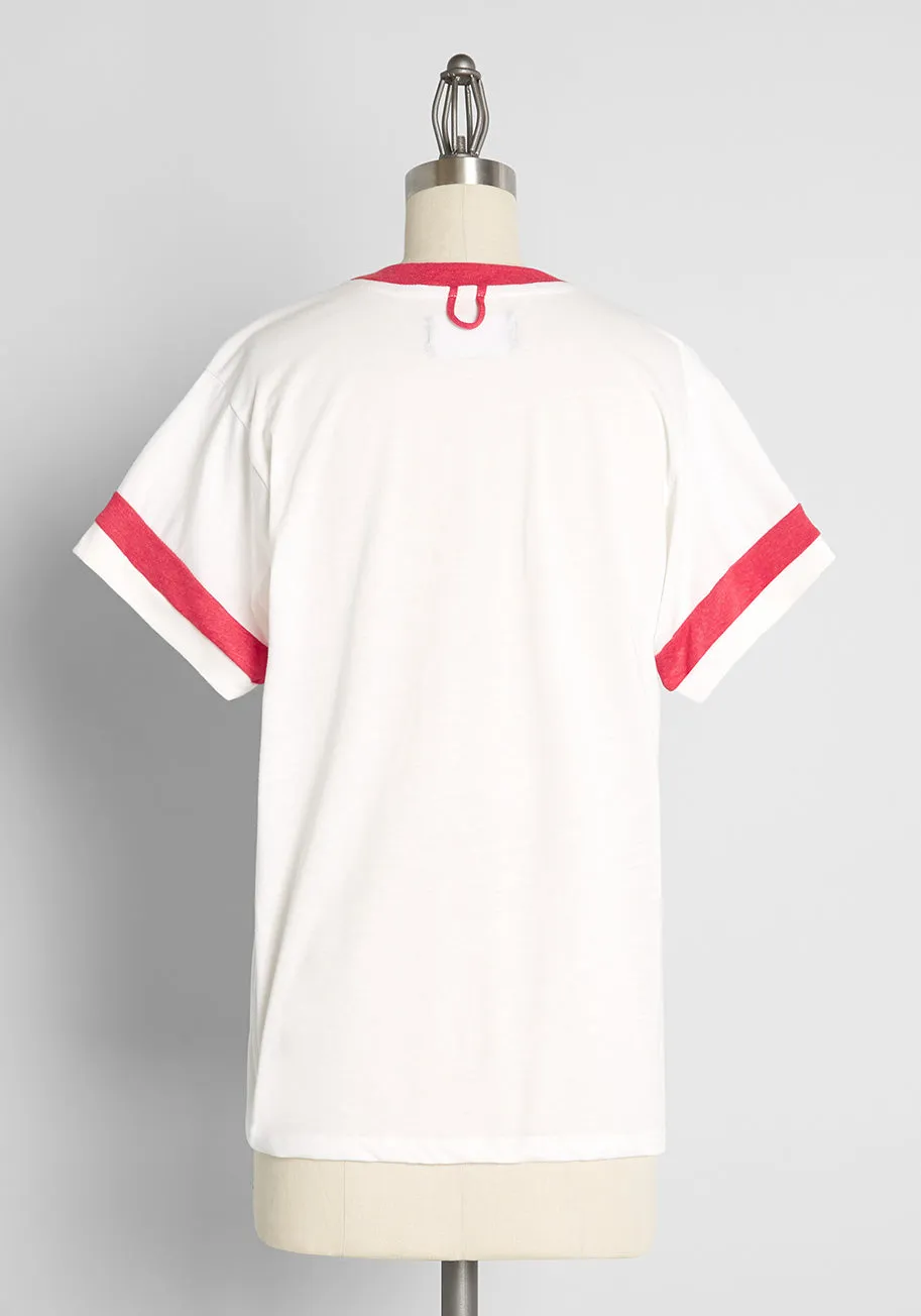 ModCloth x Camp Collection Canning Is My Jam Graphic Ringer Tee sold by Modcloth product image thumbnail 2