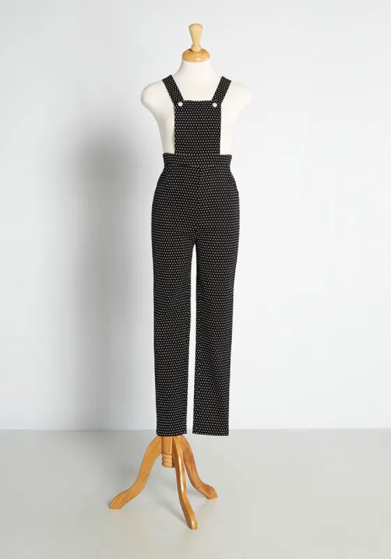 Cherry Chocolate Confectionist Overalls made by Collectif