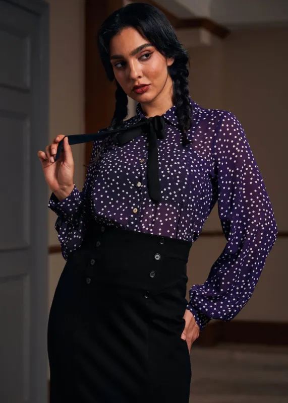 Enchanted Evening Collared Blouse sold by Modcloth