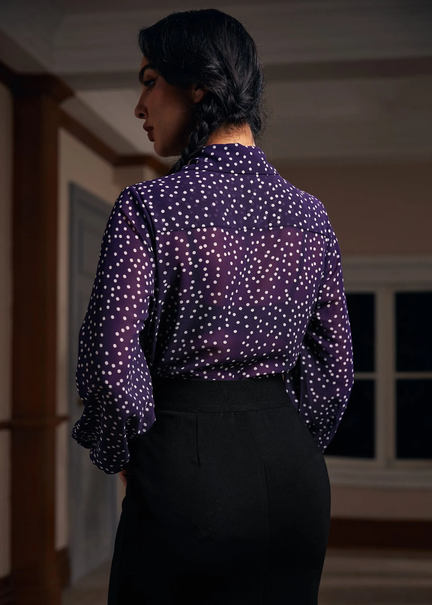 Enchanted Evening Collared Blouse sold by Modcloth product image thumbnail 5