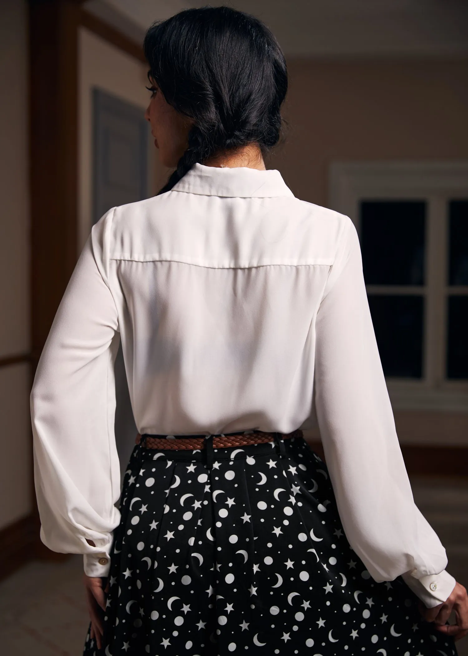 Enchanted Evening Collared Blouse sold by Modcloth product image thumbnail 4