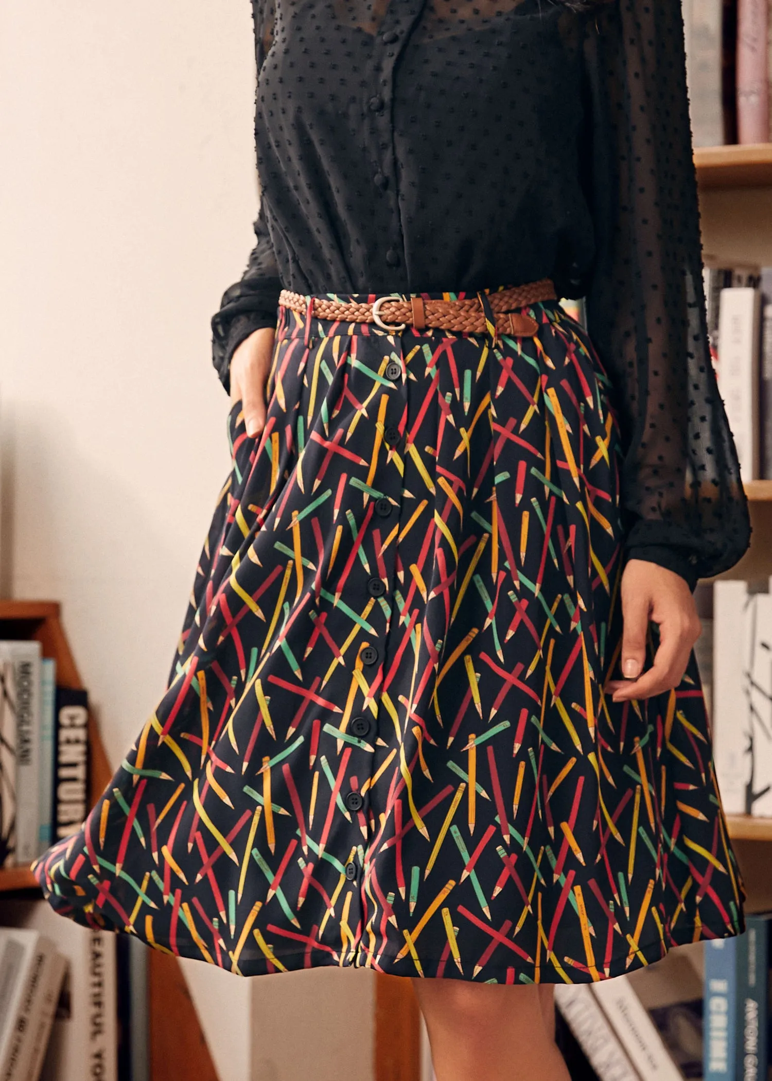 Bookstore's Best Skirt sold by Modcloth product image thumbnail 4