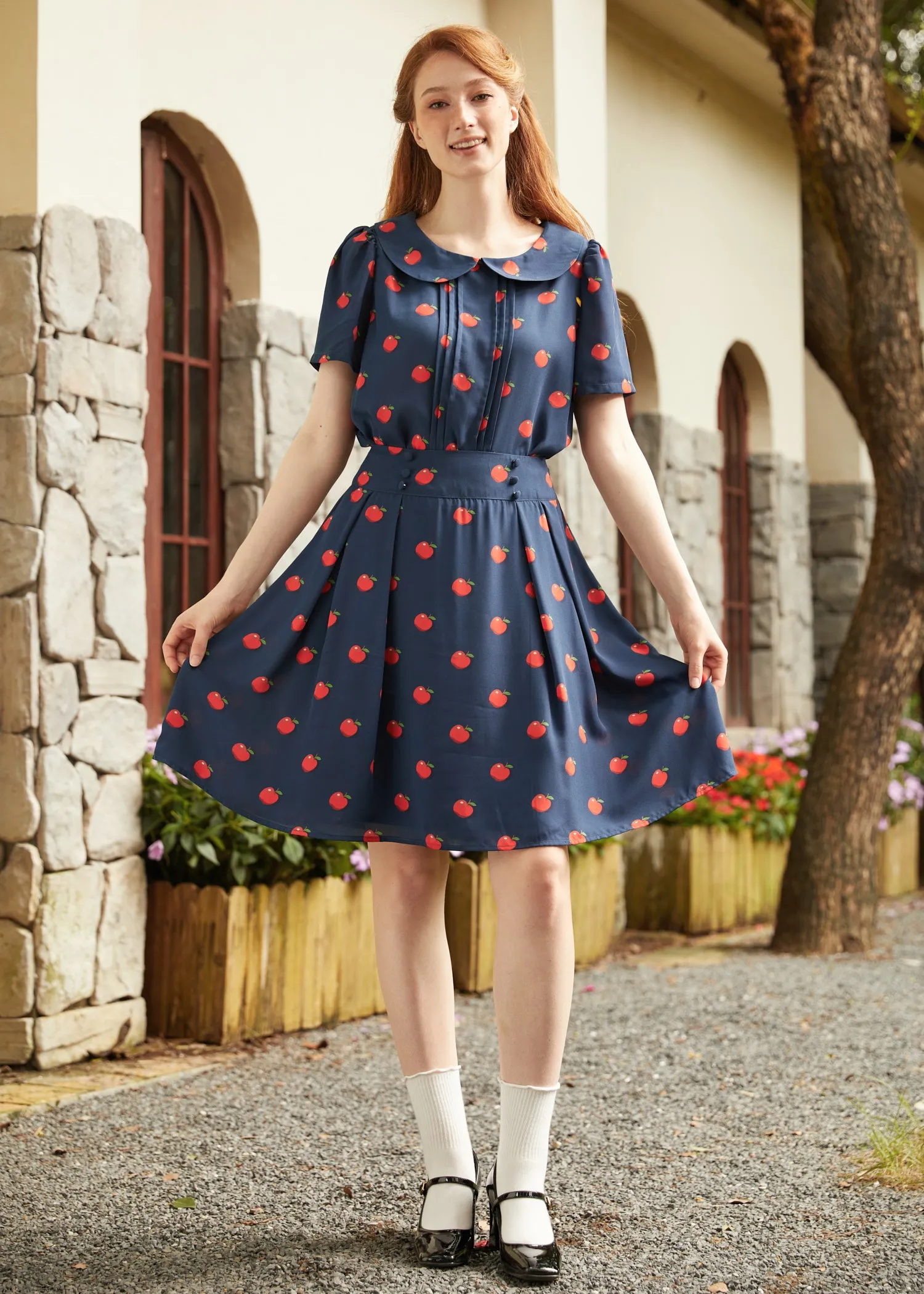 Always an Antique High Waisted A-Line Skirt sold by Modcloth product image thumbnail 2