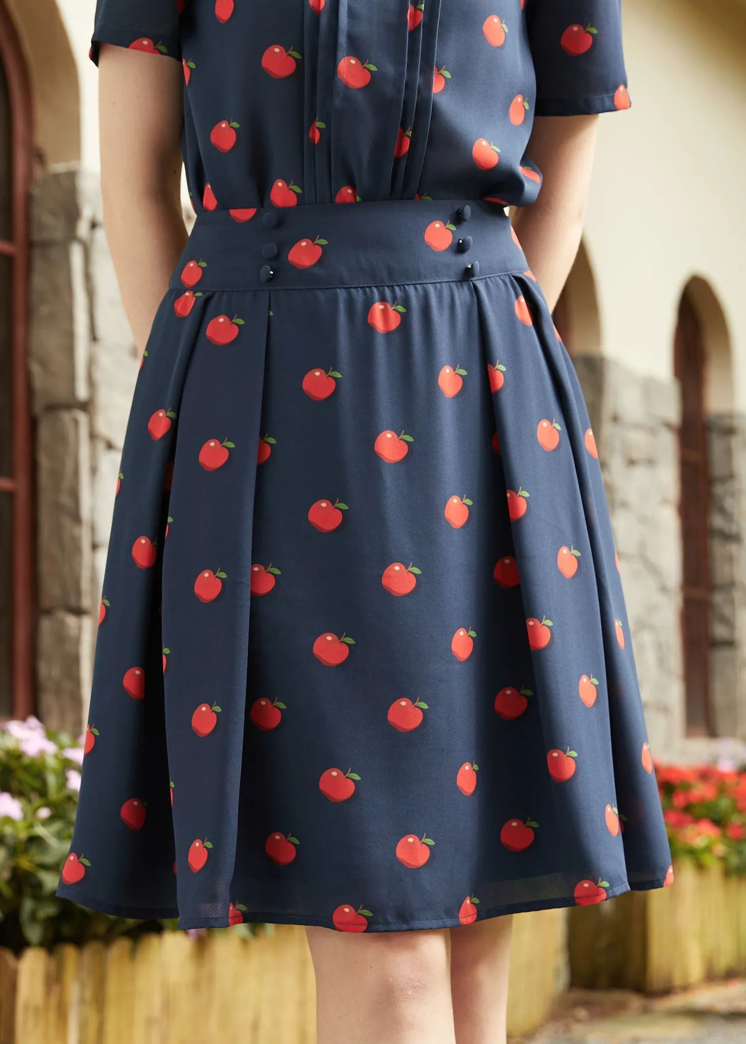 Always an Antique High Waisted A-Line Skirt sold by Modcloth product image thumbnail 5