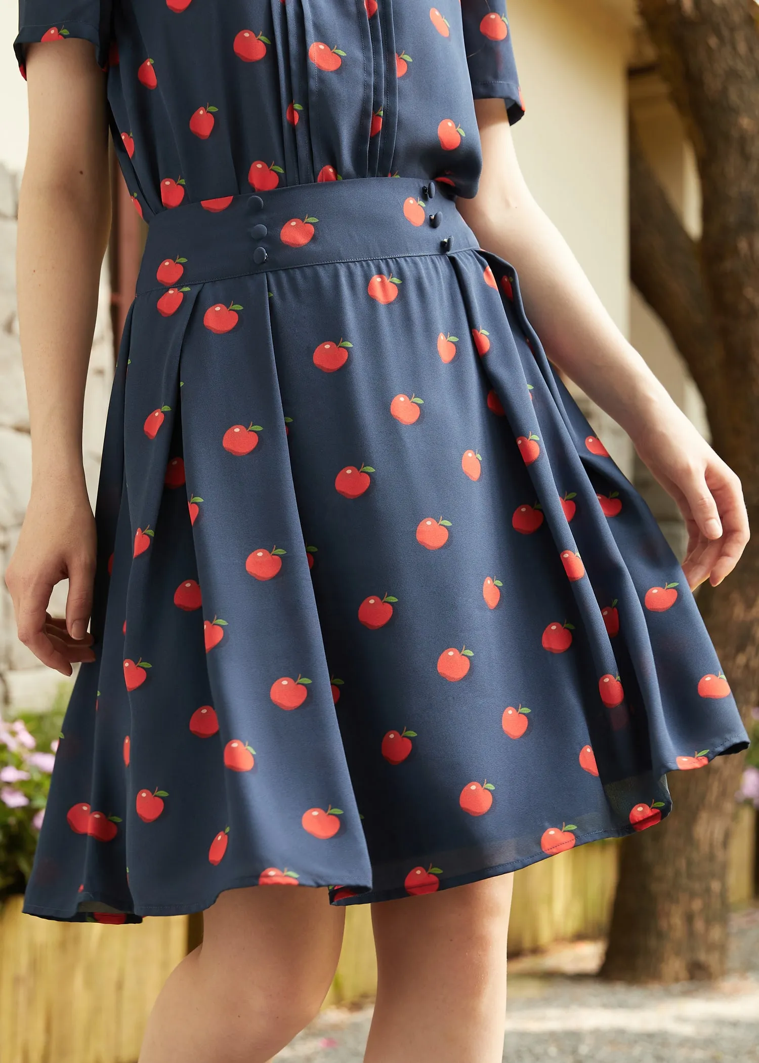 Always an Antique High Waisted A-Line Skirt sold by Modcloth