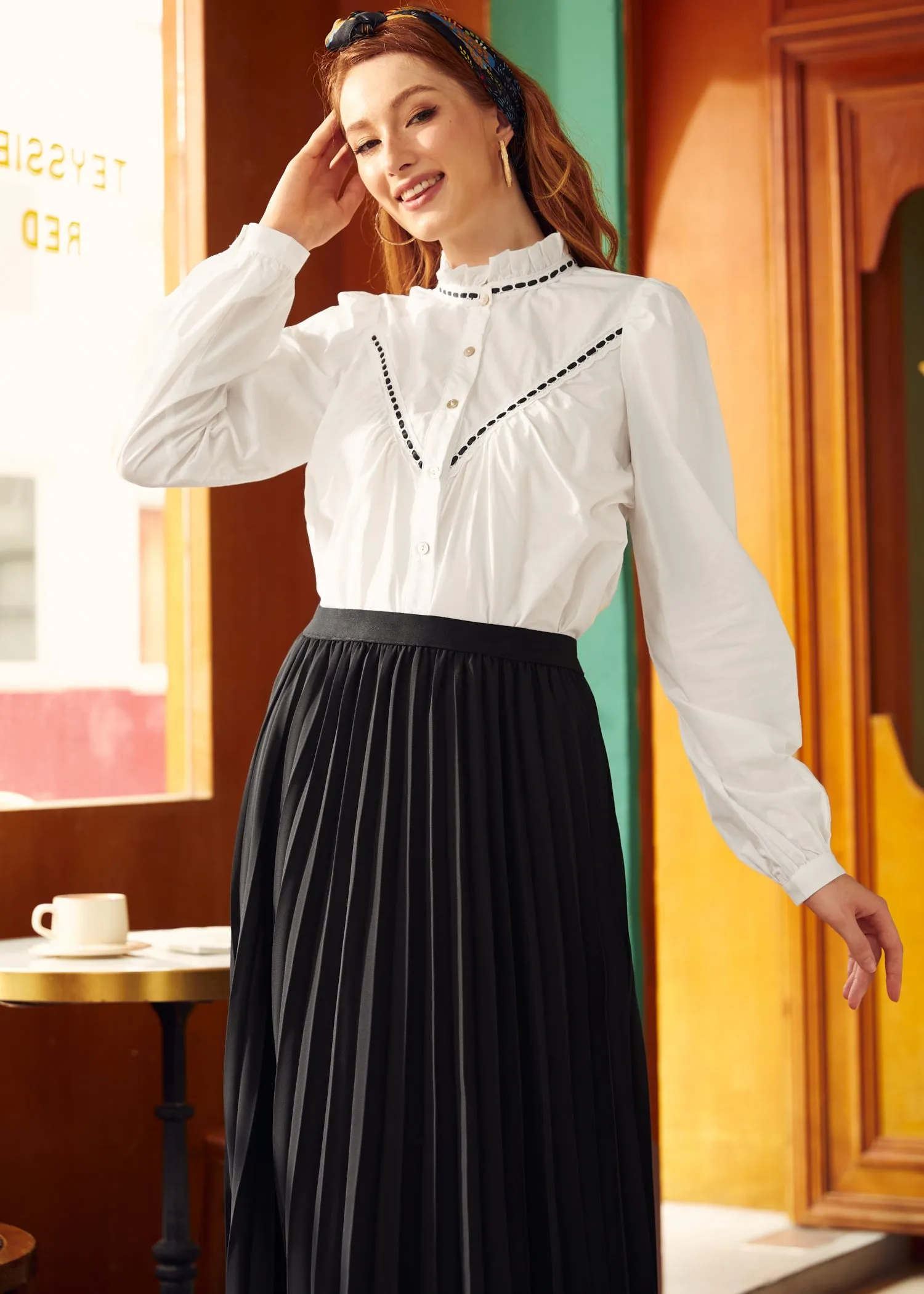 Whispering Sweet Nothings Blouse sold by Modcloth