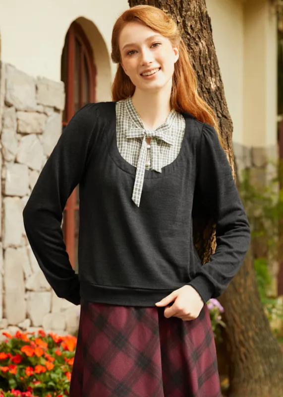 Flow & Function Tie Neck Long Sleeve Top sold by Modcloth