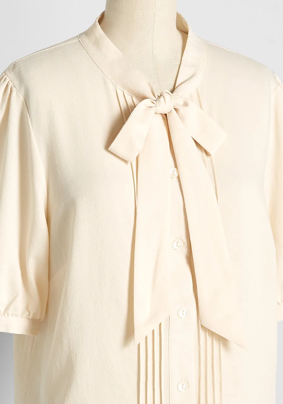 Progress is Everything Tie-Neck Blouse sold by Modcloth product image thumbnail 3