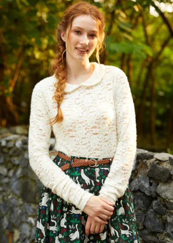 Sweep Me Off My Feet Peter Pan Collar Tee made by Modcloth