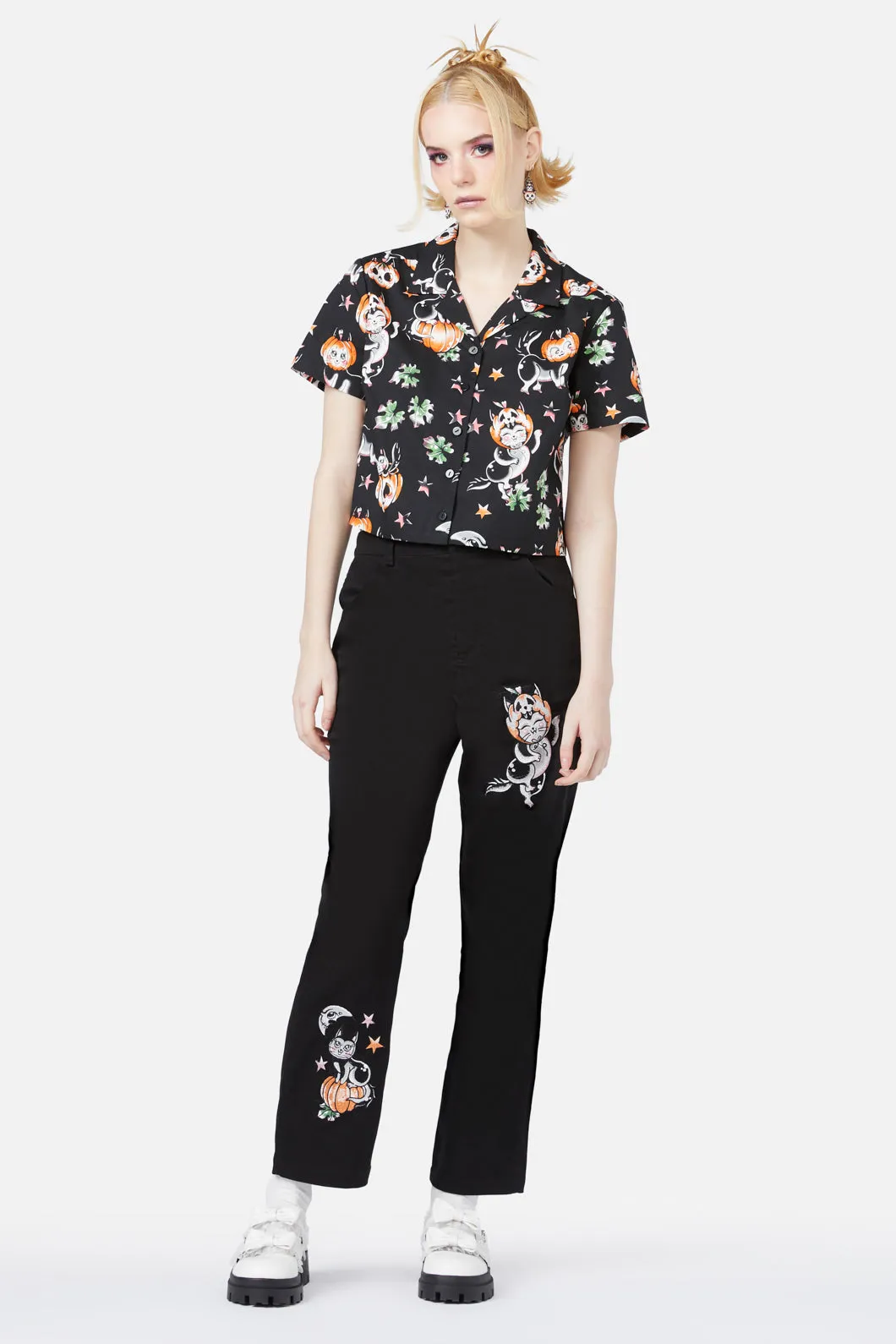 Pumpkin Patch Kitty Blouse sold by Modcloth product image thumbnail 3