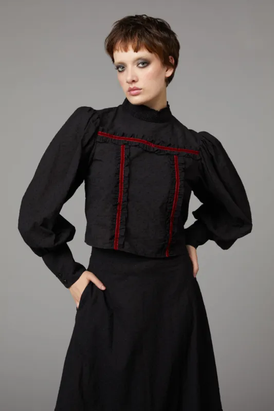 Nadja Gothic Blouse made by Modcloth
