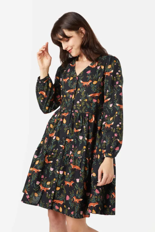 Fox Sleeved Dress made by Modcloth
