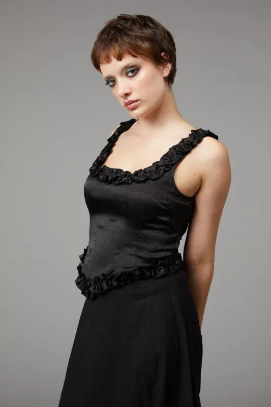 Nadja Gothic Corset Top sold by Modcloth