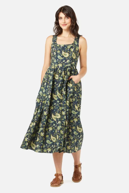 Boho Paisley Midi Dress sold by Modcloth