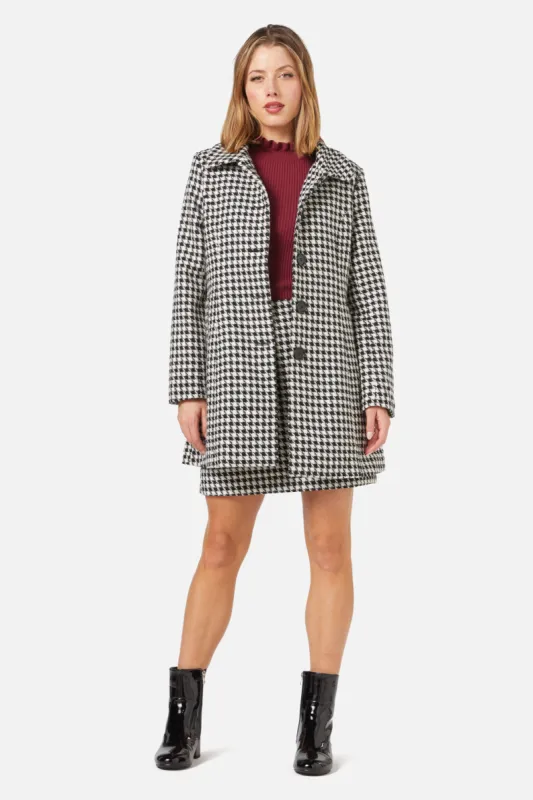 Blake Check Coat sold by Modcloth