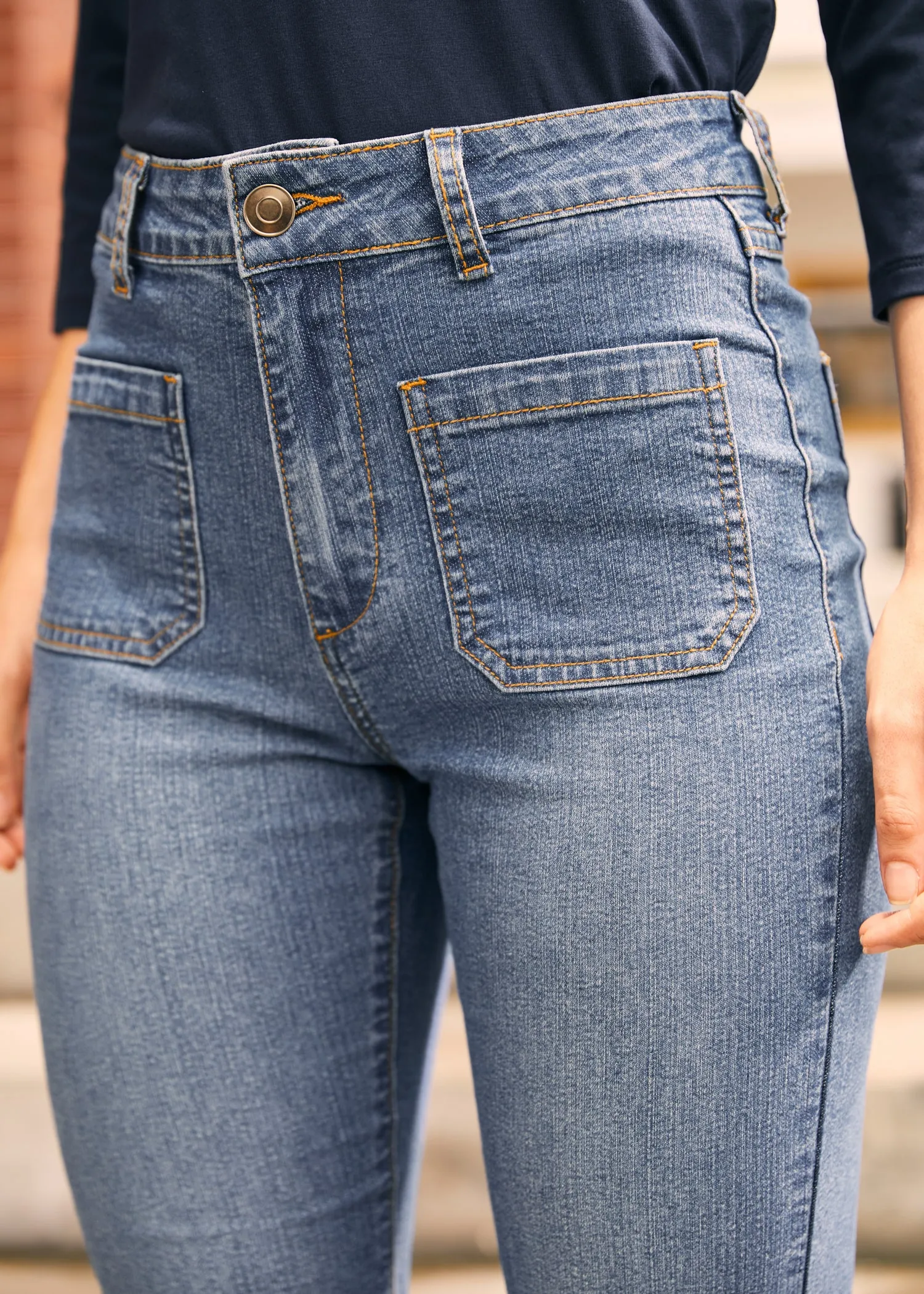 Love and Mariner Flared Jeans sold by Modcloth product image thumbnail 4