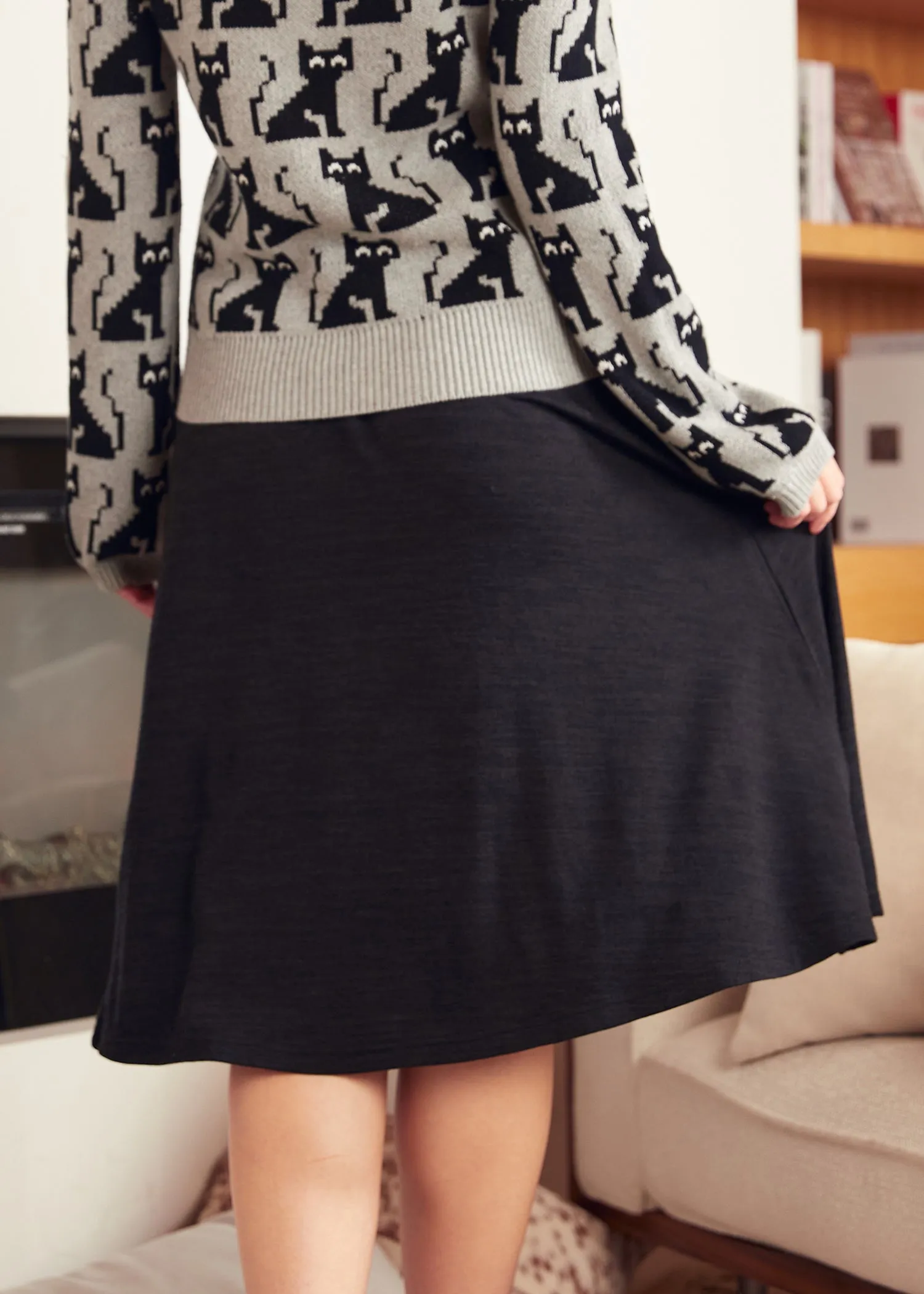 Excellence Attained Knit Midi Skirt sold by Modcloth product image thumbnail 3