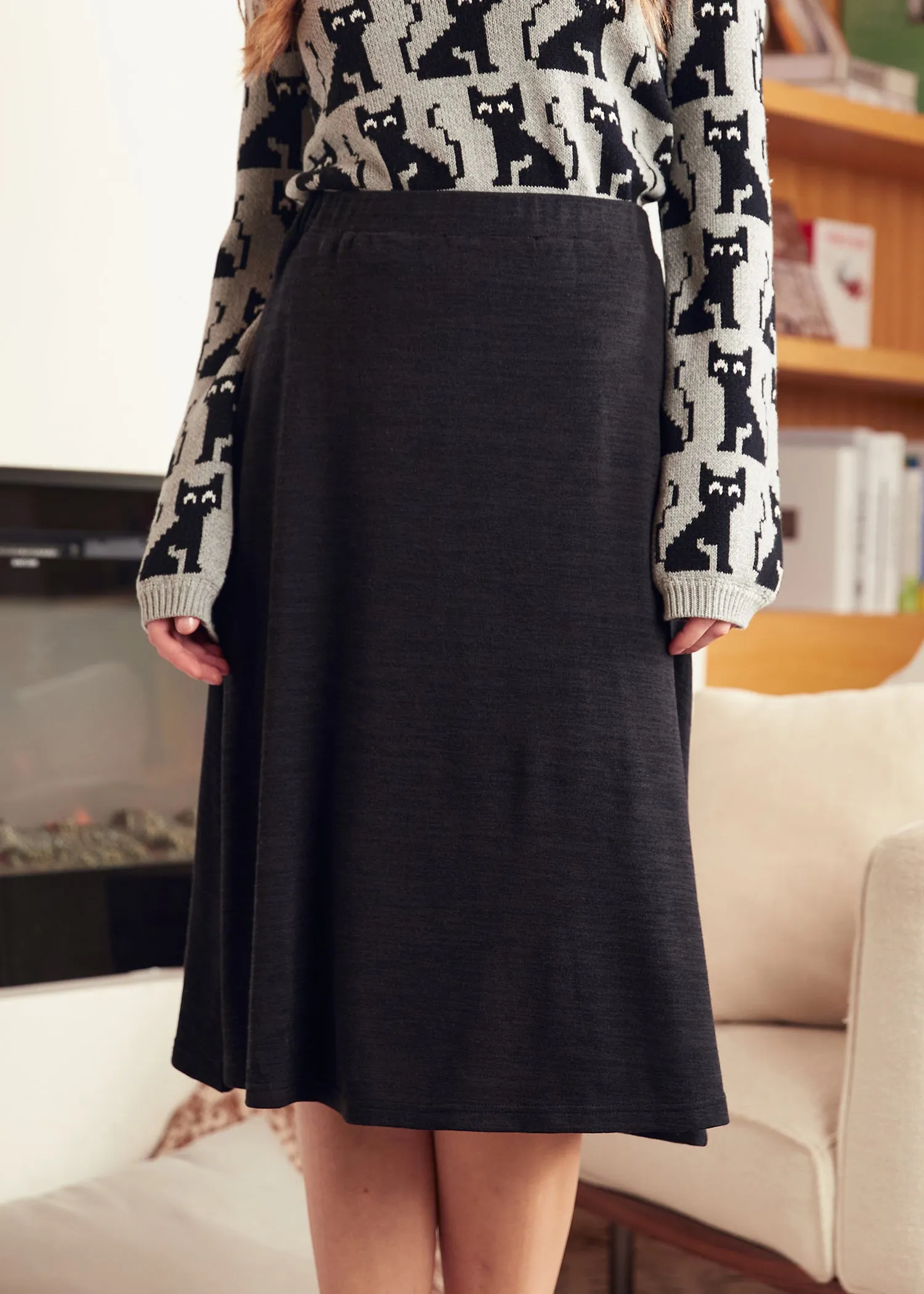 Excellence Attained Knit Midi Skirt sold by Modcloth product image thumbnail 2