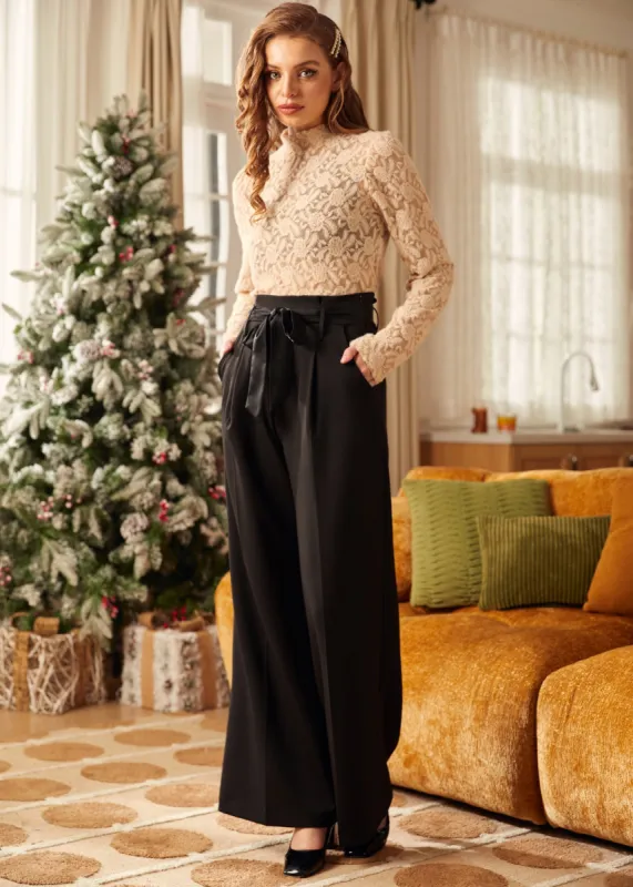 Cider, Spice & Everything Nice Wide Leg Pants sold by Modcloth