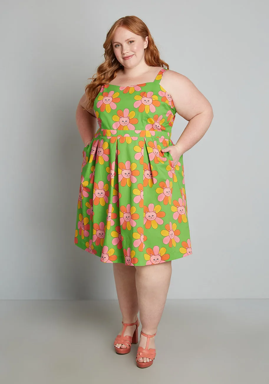 ModCloth x Marisol Muro Nothing Beats Pleats Fit And Flare Dress sold by Modcloth product image thumbnail 2