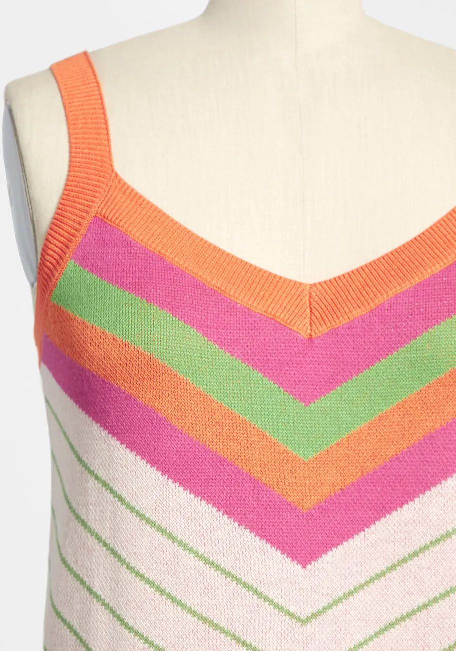 Nostalgic Bliss Knit Tank Top sold by Modcloth product image thumbnail 3