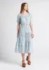 Bloom Wildly Tiered Midi Dress sold by Modcloth
