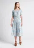 Bloom Wildly Tiered Midi Dress sold by Modcloth