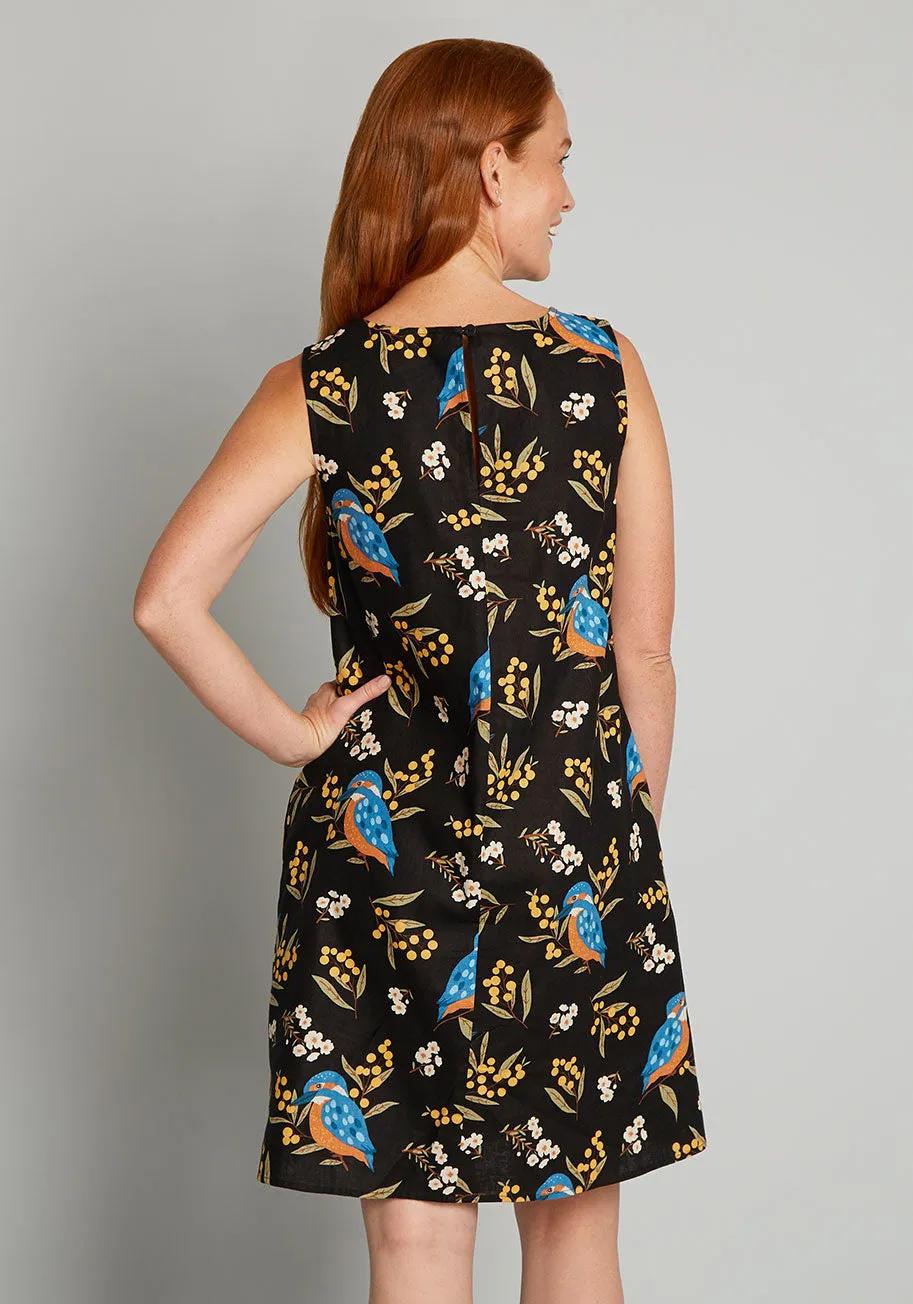 Cheerful and Chirping Shift Dress sold by Modcloth product image thumbnail 2
