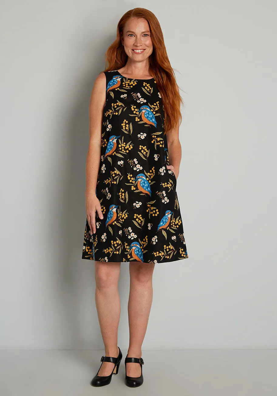 Cheerful and Chirping Shift Dress sold by Modcloth product image thumbnail 3