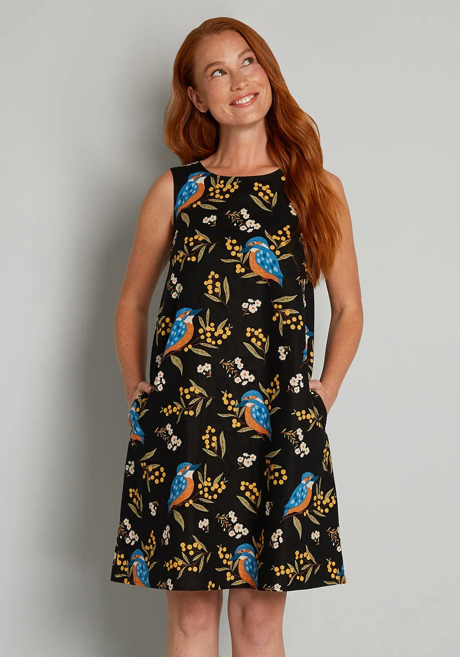 Cheerful and Chirping Shift Dress sold by Modcloth