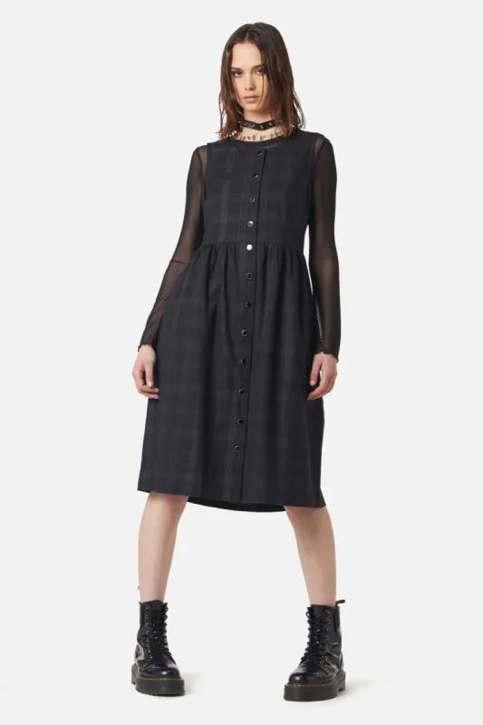 High Society Tartan Pinny Dress sold by Modcloth