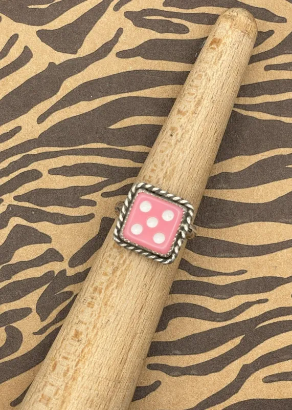 Sterling Silver Dice Ring sold by Modcloth