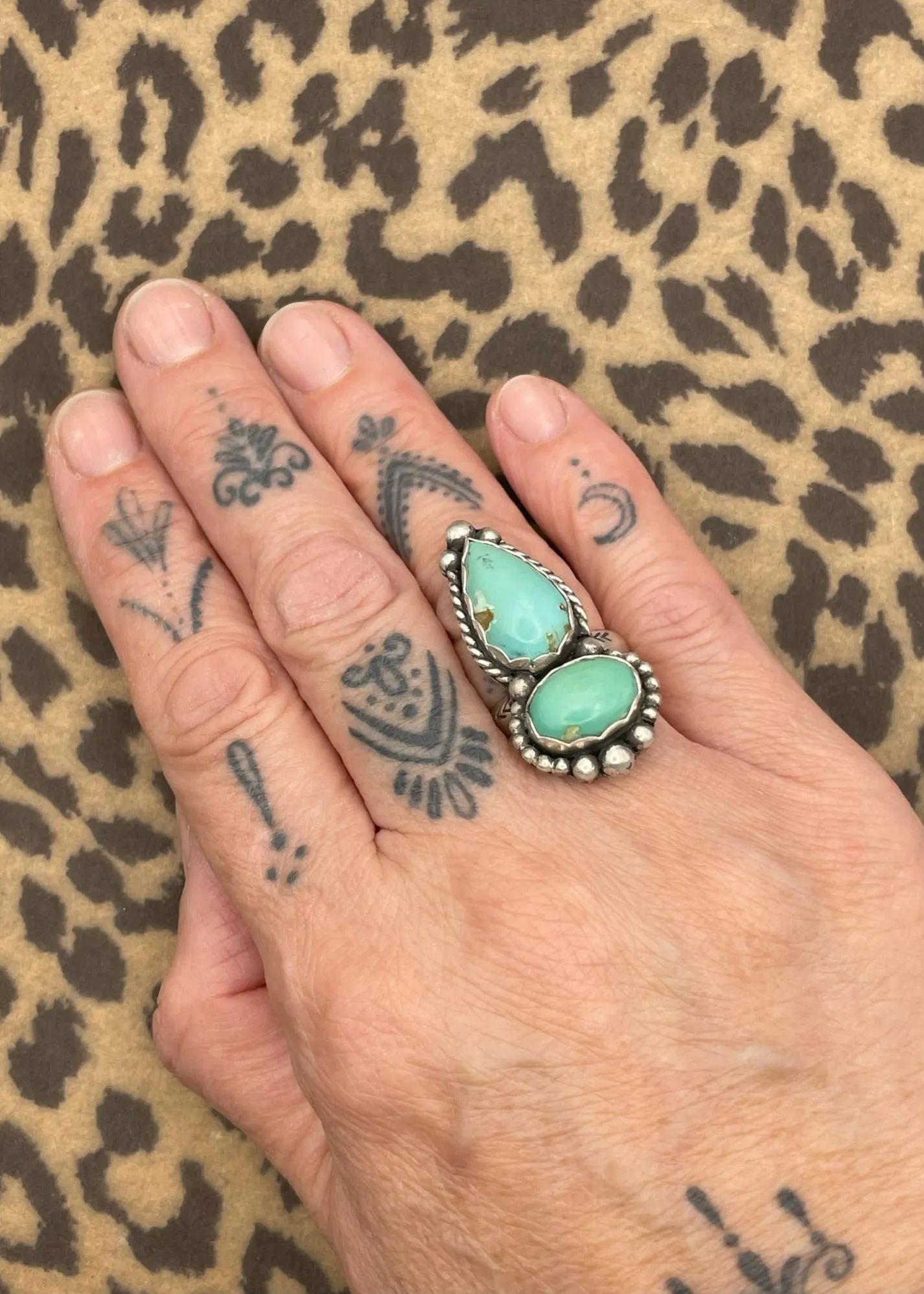 Sterling Silver Turquoise Ring sold by Modcloth product image thumbnail 2