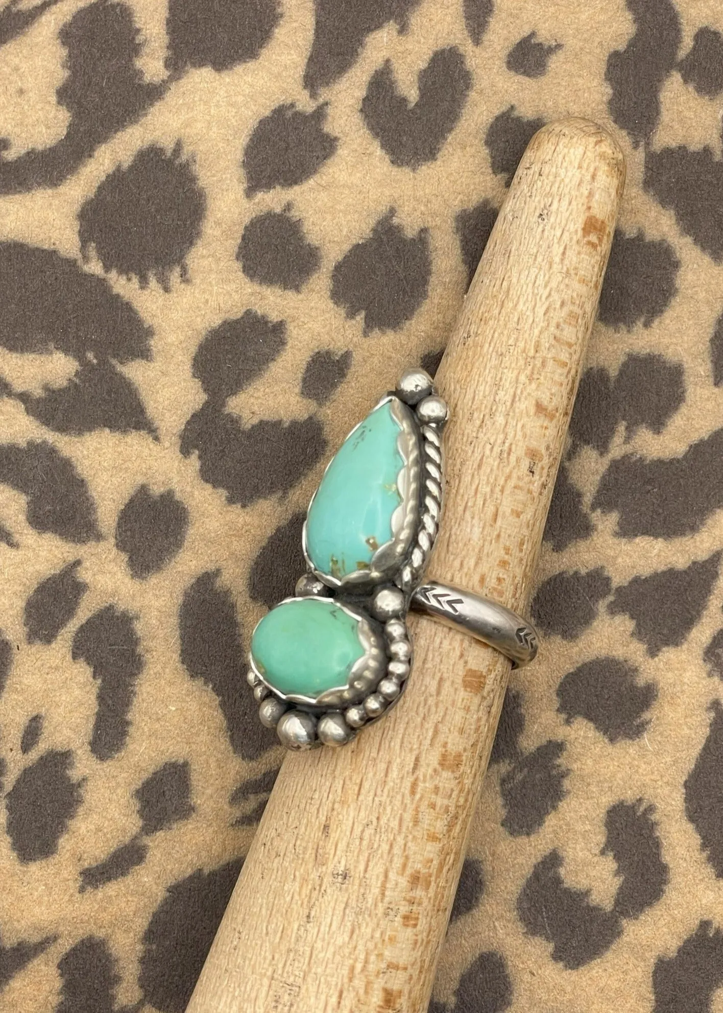 Sterling Silver Turquoise Ring sold by Modcloth product image thumbnail 3