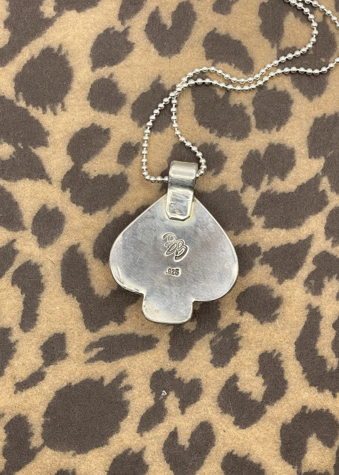 Ace of Spades Black Onyx Pendant sold by Modcloth product image thumbnail 2