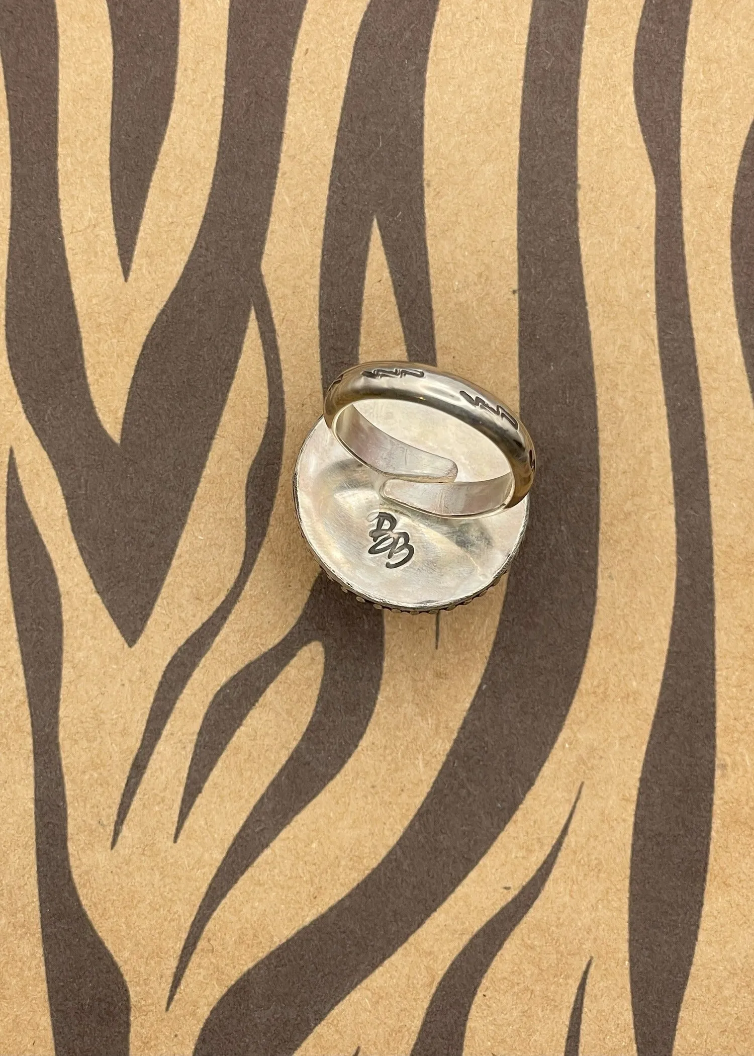 Billiard Ball #13 Sterling Silver Ring Orange sold by Modcloth product image thumbnail 4