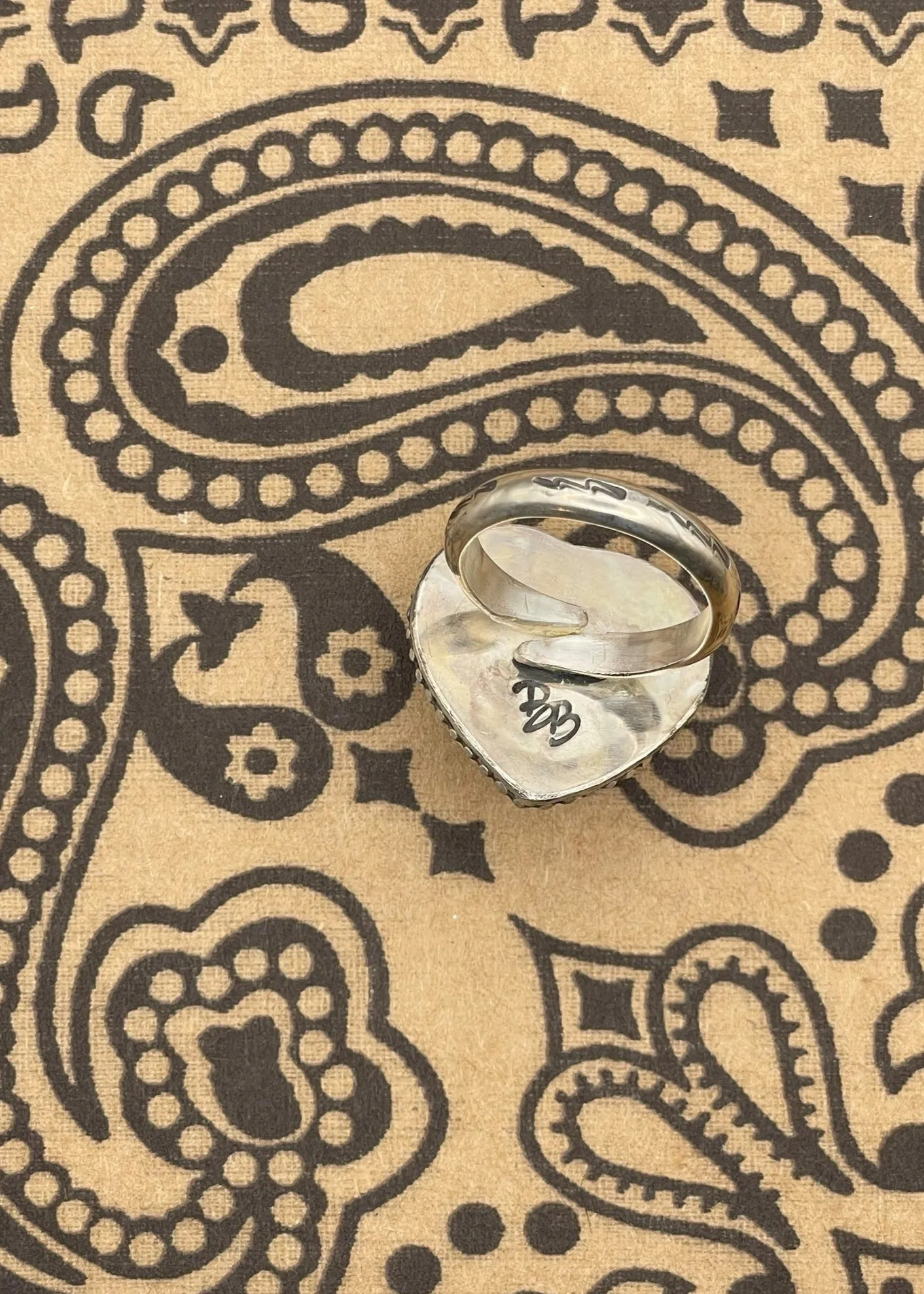 Billiard Ball #7 Sterling Silver Heart Ring sold by Modcloth product image thumbnail 4