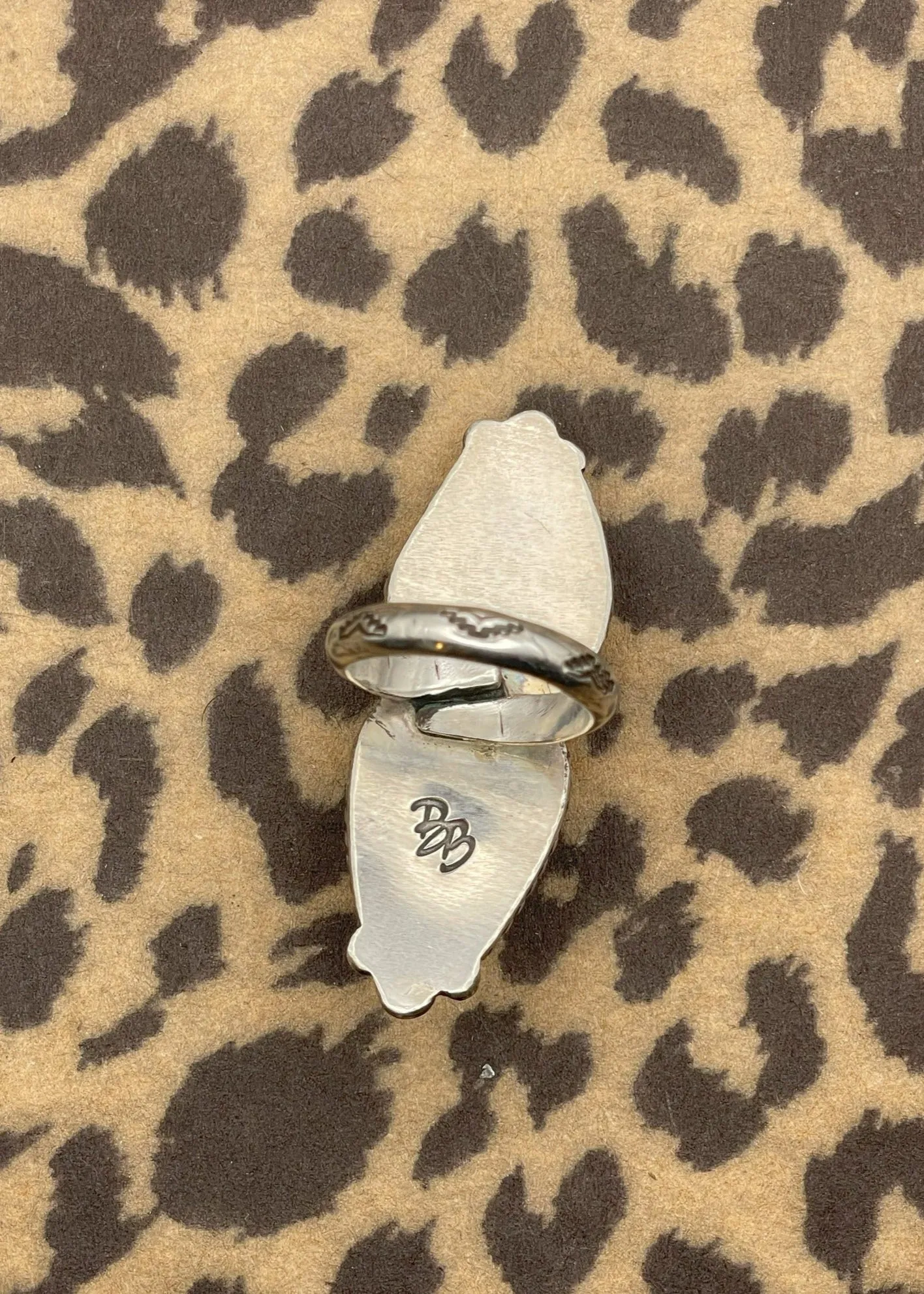 White Buffalo Turquoise Ring sold by Modcloth product image thumbnail 4