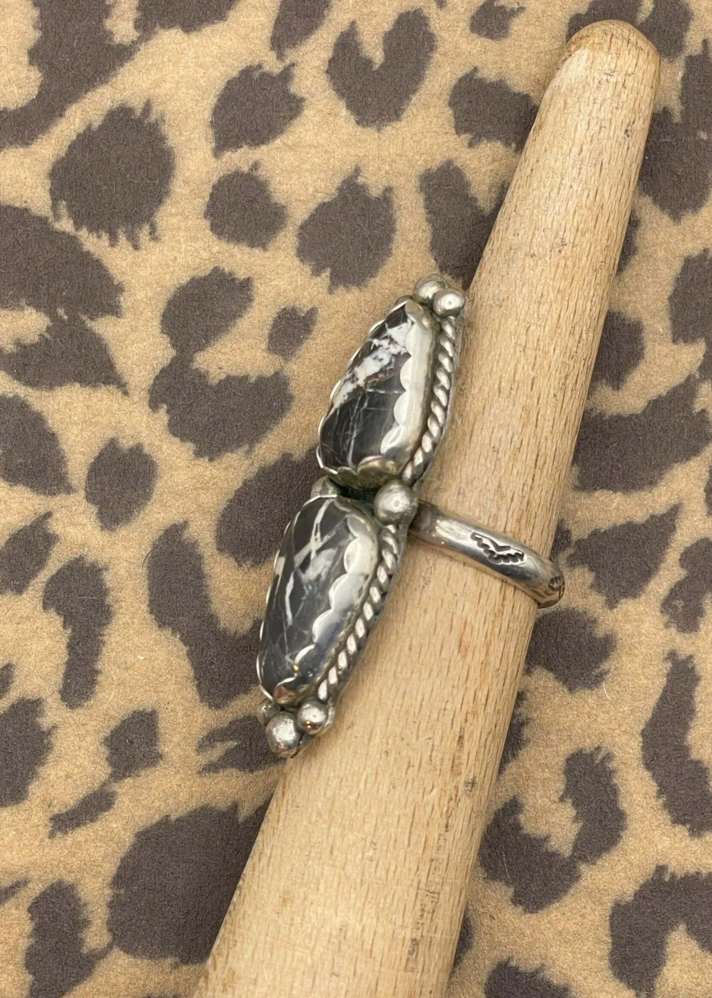 White Buffalo Turquoise Ring sold by Modcloth product image thumbnail 3