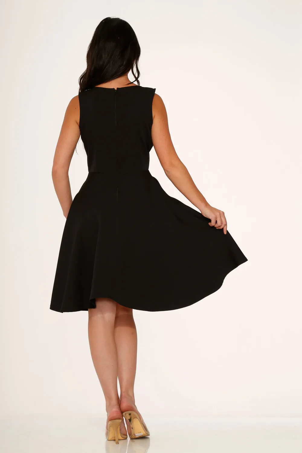Black Bat Embroidered Swing Dress sold by Modcloth product image thumbnail 5