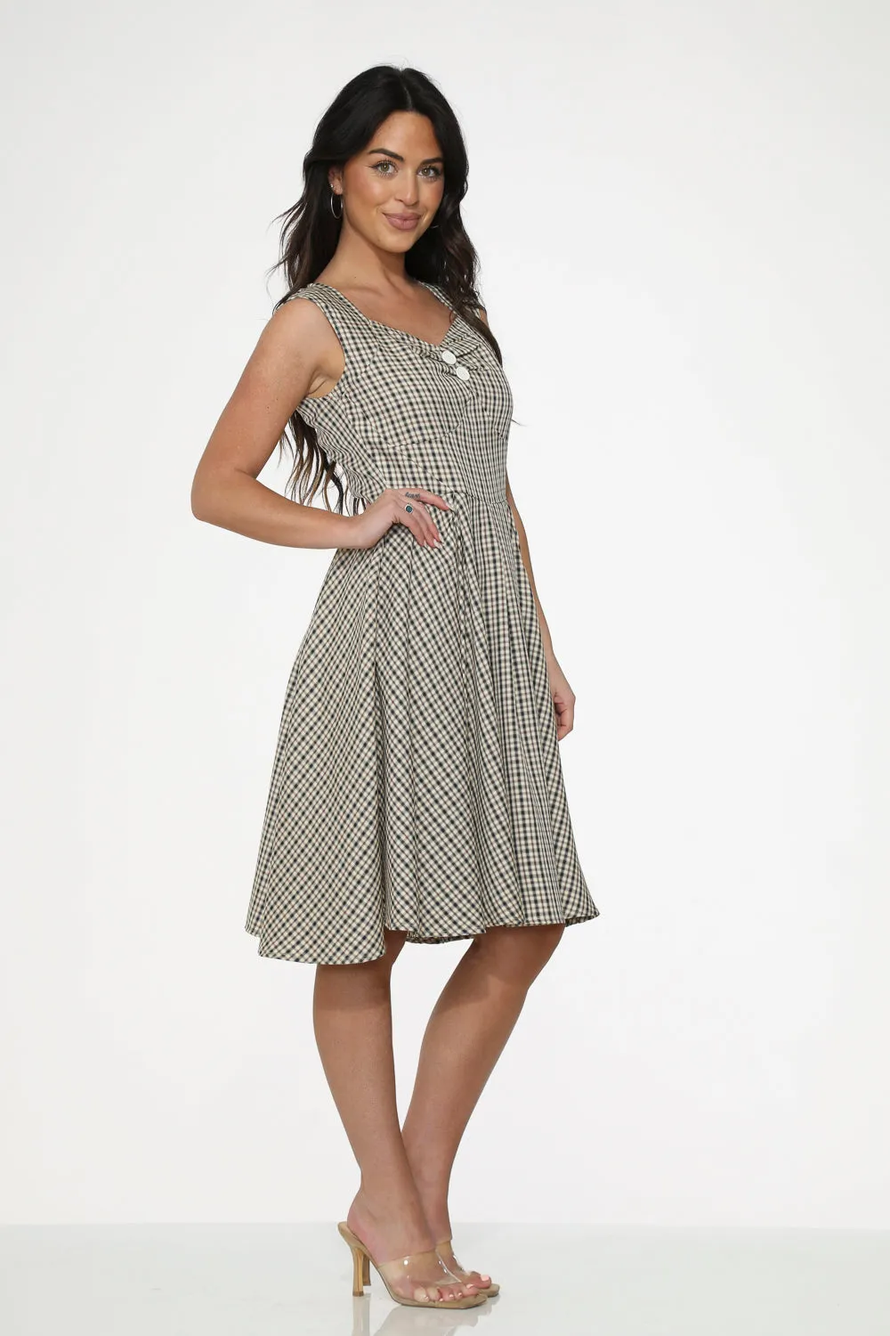 Gingham Swing Dress sold by Modcloth product image thumbnail 3