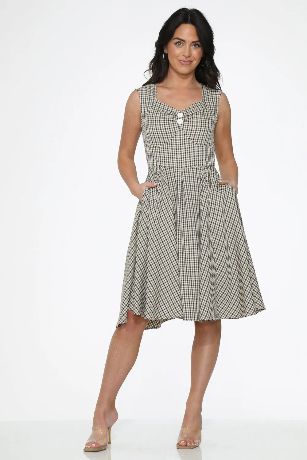 Gingham Swing Dress sold by Modcloth product image thumbnail 2